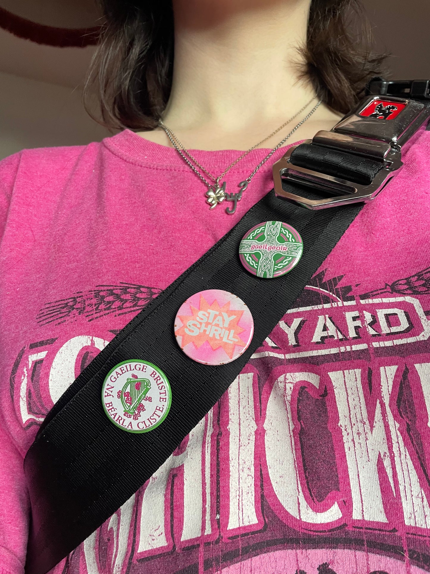 Gaeilge Briste Button Badge